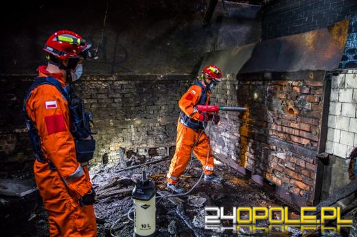 Strażacy ćwiczyli w starym browarze w Brzegu