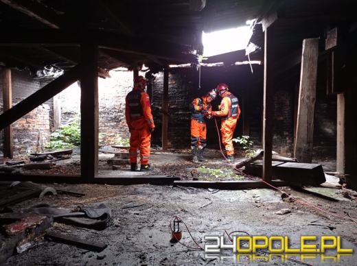 Strażacy ćwiczyli w starym browarze w Brzegu