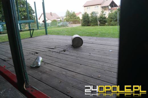 Demolka w parku Parafii Matki Bożej Bolesnej