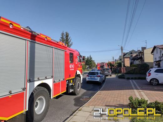 Pożar poddasza w domu jednorodzinnym w Prudniku