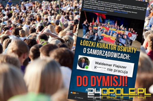 Kurator klnie na facebooku. "To wina edytora"