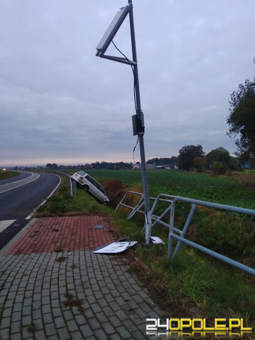 DW 414: Kierowca chciał uniknąć zderzenia ze zwierzyną