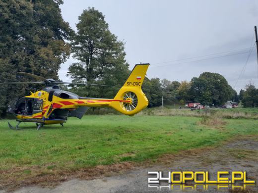 Kobieta wpadła do rzeki. Lądował śmigłowiec LPR