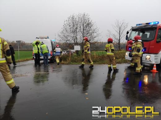 Niebezpieczny poranek na opolskich drogach