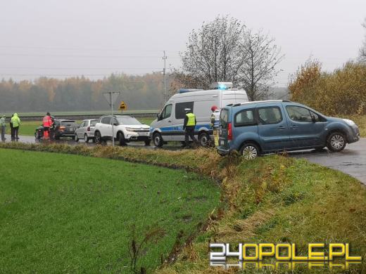 Niebezpieczny poranek na opolskich drogach