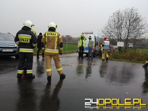 Niebezpieczny poranek na opolskich drogach