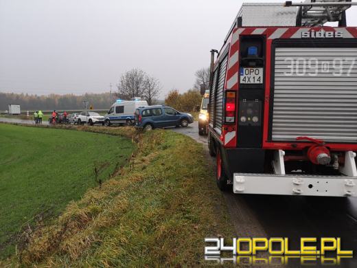 Niebezpieczny poranek na opolskich drogach