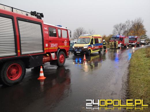 Niebezpieczny poranek na opolskich drogach