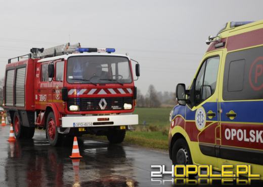 Niebezpieczny poranek na opolskich drogach