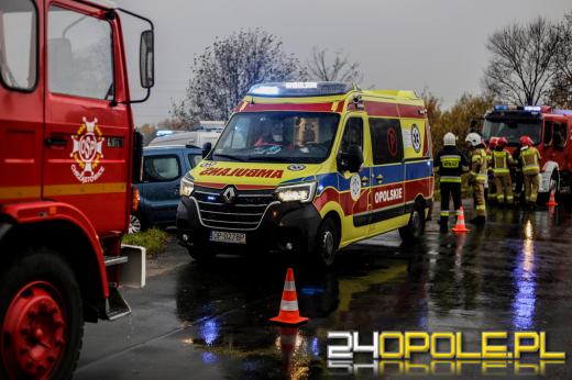 Niebezpieczny poranek na opolskich drogach