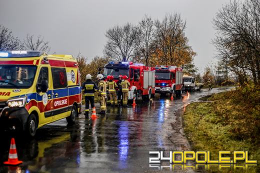 Niebezpieczny poranek na opolskich drogach