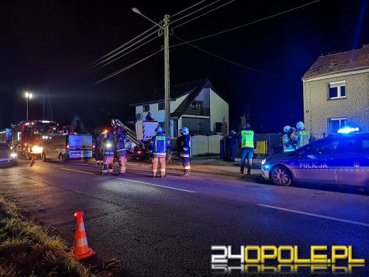 Wybuch gazu w domu jednorodzinnym w Polskiej Nowej Wsi