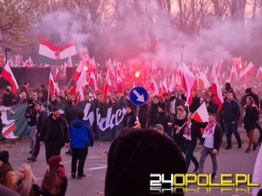 Zakończył się Marsz Niepodległości w Warszawie. Wzięli w nim udział także opolanie