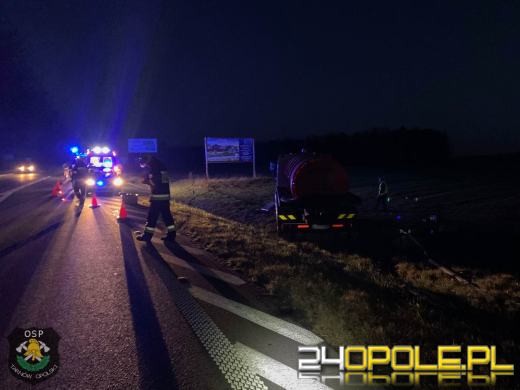 Wypadek samochodu ciężarowego na DK94 w miejscowość Nakło