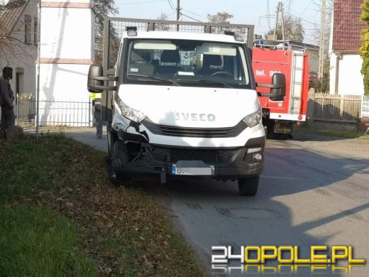 Zderzenie pojazdów w Domecku