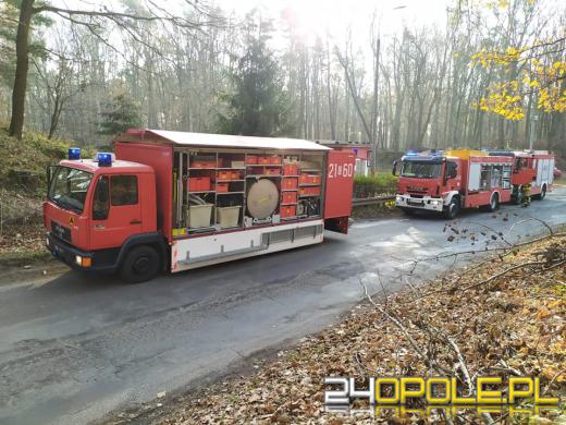 Samochód wjechał pod cysternę kolejową. Ćwiczenia w Sławięcicach