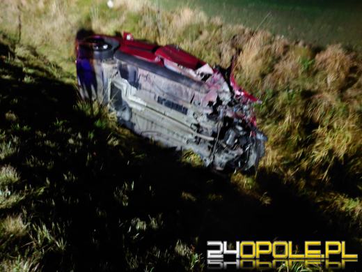 Poważny wypadek w powiecie prudnickim. Ranne zostały 4 osoby