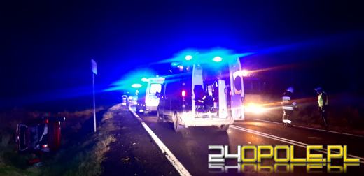 Poważny wypadek w powiecie prudnickim. Ranne zostały 4 osoby