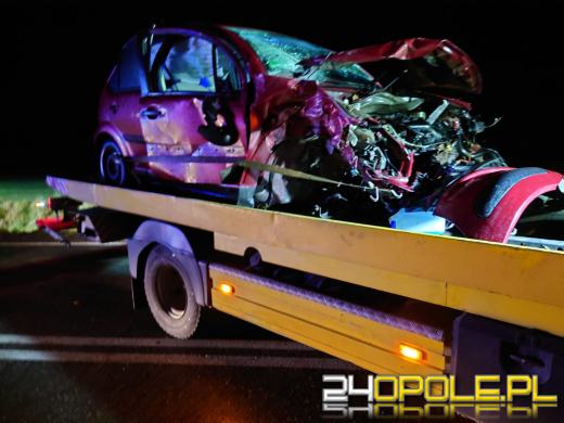Poważny wypadek w powiecie prudnickim. Ranne zostały 4 osoby