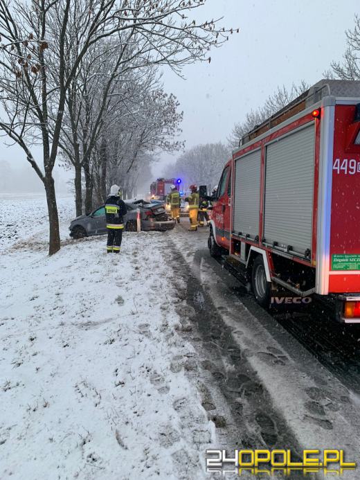Złe warunki pogodowe i nierozważna jazda powodem wielu zdarzeń na drogach