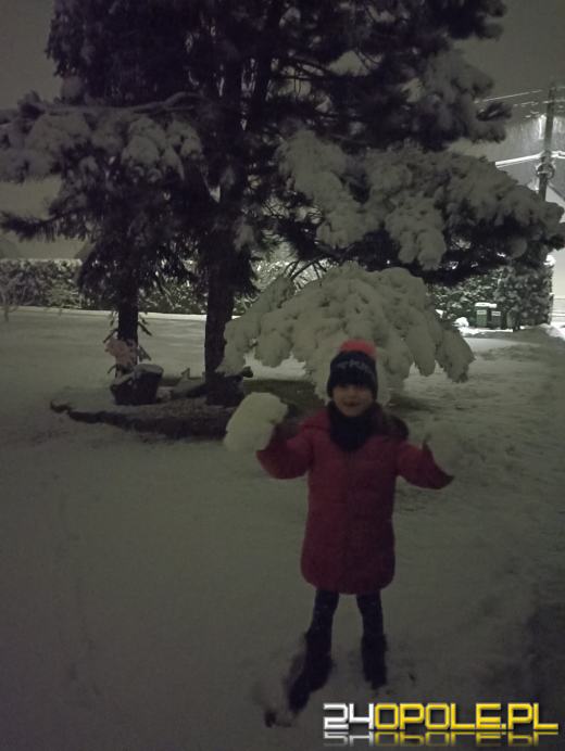 Spadł pierwszy śnieg. Opolanie...ulepili bałwany!
