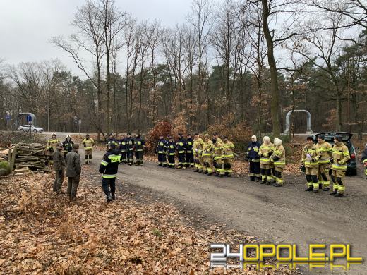 Rowerzyści uwięzieni w lesie. Strażacy ćwiczyli w nadleśnictwie