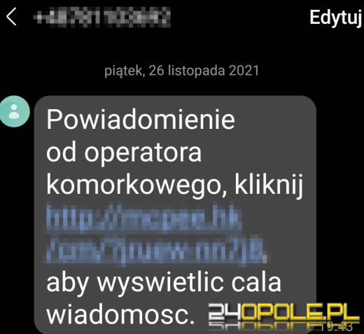 Uwaga na fałszywe SMS-y!