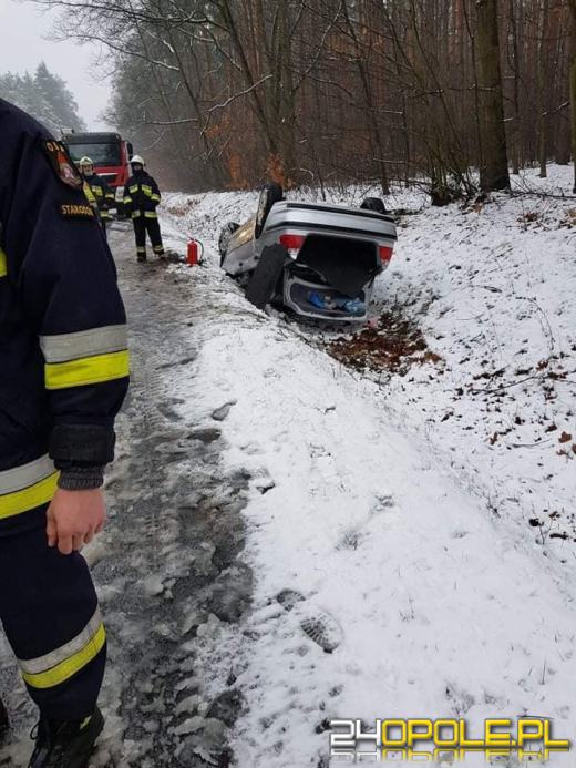 Zimowe warunki na drogach Opolszczyzny. Doszło do kilku kolizji