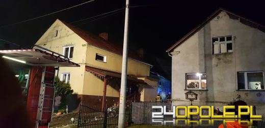 Pożar budynku mieszkalnego w powiecie głubczyckim