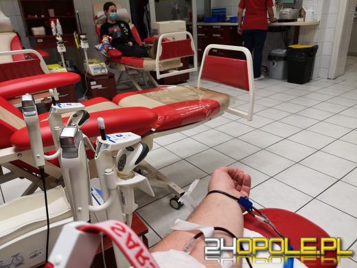 Tłumy pod RCKiK w Opolu. Opolanie oddają krew i odbierają choinki