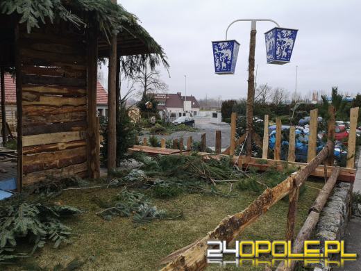 Powstaje szopka bożonarodzeniowa w Opolu-Szczepanowicach