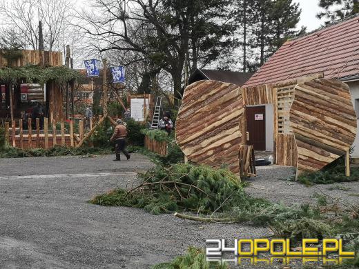Powstaje szopka bożonarodzeniowa w Opolu-Szczepanowicach