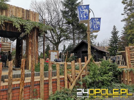 Powstaje szopka bożonarodzeniowa w Opolu-Szczepanowicach