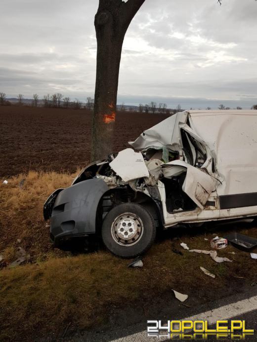 Śmiertelny wypadek w powiecie nyskim. Droga zablokowana 