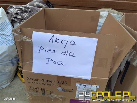 "PIES dla PSA"- policyjna akcja dla czworonogów