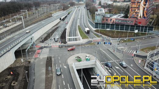 Kierowcy chwalą sobie przejazd nowa drogą "Opole - Wschód"