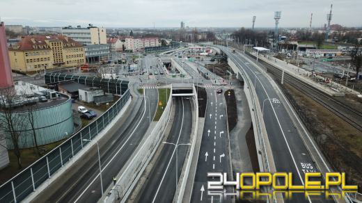 Kierowcy chwalą sobie przejazd nowa drogą "Opole - Wschód"