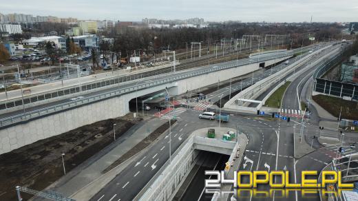 Kierowcy chwalą sobie przejazd nowa drogą "Opole - Wschód"