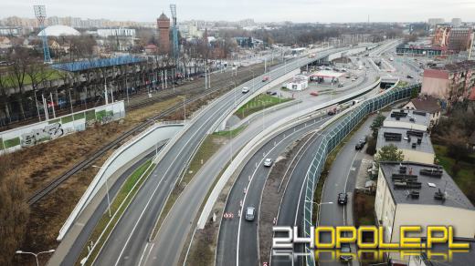 Kierowcy chwalą sobie przejazd nowa drogą "Opole - Wschód"