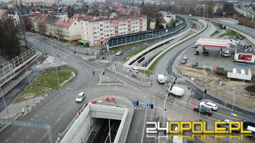 Kierowcy chwalą sobie przejazd nowa drogą "Opole - Wschód"