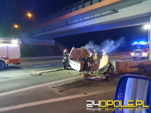Tragiczny wypadek na obwodnicy Opola. Nie żyje 25-letni kierowca