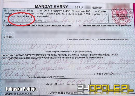 2,5 tysiąca mandatu. 33-letni obywatel Niemiec pędził 241 km/h