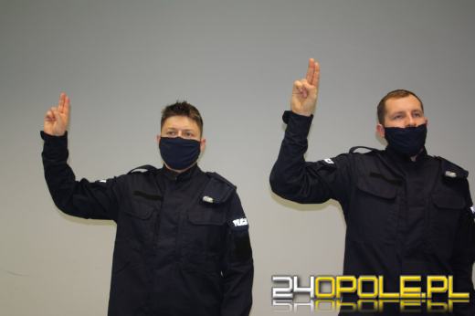 Nowi funkcjonariusze zasili szeregi jednostek powiatu opolskiego