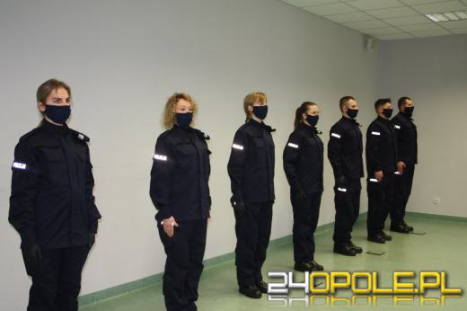 Nowi funkcjonariusze zasili szeregi jednostek powiatu opolskiego