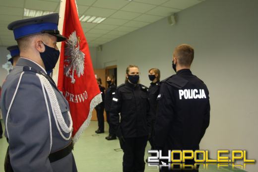 Nowi funkcjonariusze zasili szeregi jednostek powiatu opolskiego