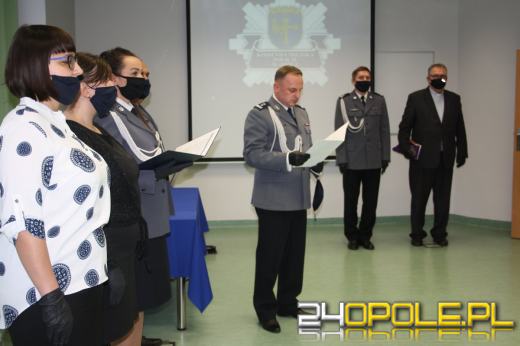 Nowi funkcjonariusze zasili szeregi jednostek powiatu opolskiego