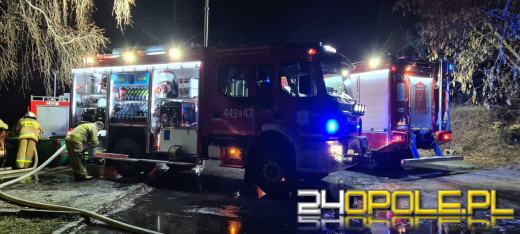 10 zastępów straży gasiło pożar w powiecie krapkowickim