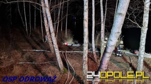 10 zastępów straży gasiło pożar w powiecie krapkowickim