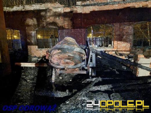 10 zastępów straży gasiło pożar w powiecie krapkowickim