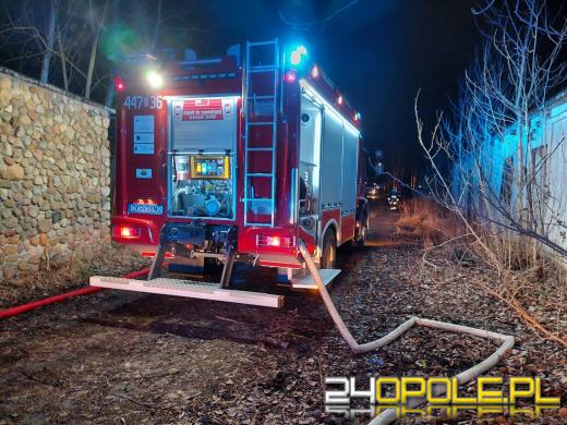 10 zastępów straży gasiło pożar w powiecie krapkowickim